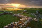 Roman Ruins at Housesteads at sunset Roman Ruins at Housesteads at sunset